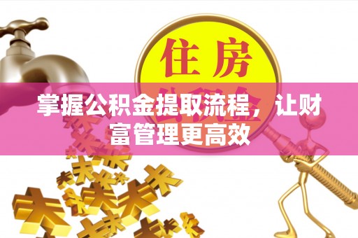 邵阳掌握公积金提取流程，让财富管理更高效
