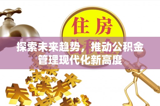 邵阳探索未来趋势，推动公积金管理现代化新高度