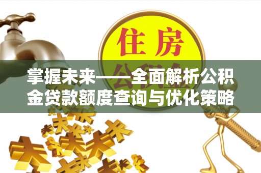 邵阳掌握未来——全面解析公积金贷款额度查询与优化策略