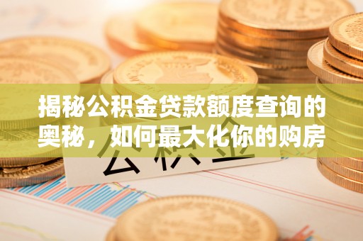 邵阳揭秘公积金贷款额度查询的奥秘，如何最大化你的购房资金