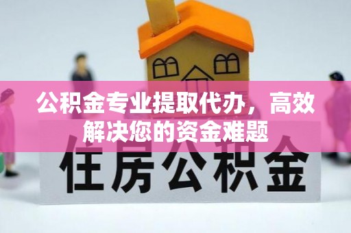 邵阳公积金专业提取代办，高效解决您的资金难题
