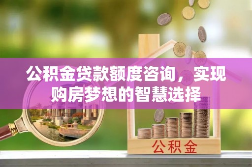 邵阳公积金贷款额度咨询，实现购房梦想的智慧选择