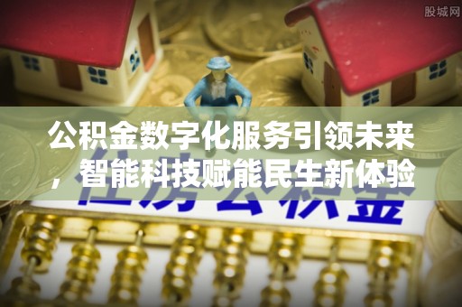 邵阳公积金数字化服务引领未来，智能科技赋能民生新体验