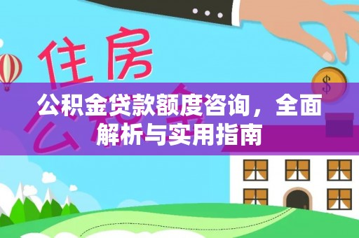 邵阳公积金贷款额度咨询，全面解析与实用指南