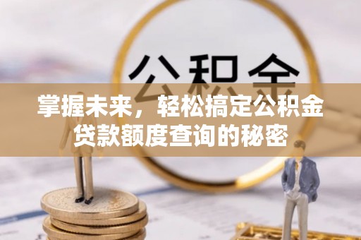 邵阳掌握未来，轻松搞定公积金贷款额度查询的秘密