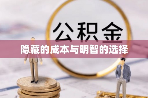 邵阳隐藏的成本与明智的选择
