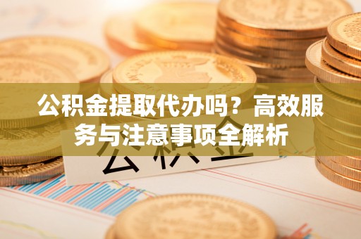邵阳公积金提取代办吗？高效服务与注意事项全解析