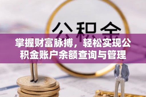 邵阳掌握财富脉搏，轻松实现公积金账户余额查询与管理