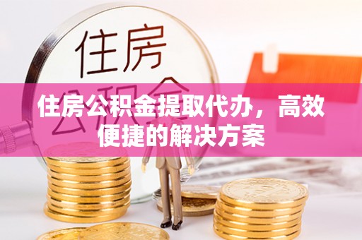 邵阳住房公积金提取代办，高效便捷的解决方案