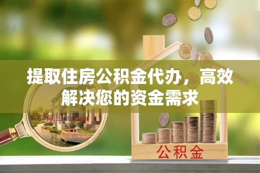 邵阳提取住房公积金代办，高效解决您的资金需求