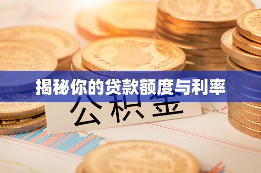 邵阳揭秘你的贷款额度与利率