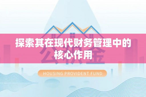 邵阳探索其在现代财务管理中的核心作用