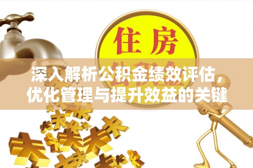 邵阳深入解析公积金绩效评估，优化管理与提升效益的关键路径