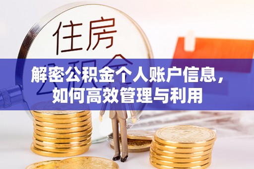 邵阳解密公积金个人账户信息，如何高效管理与利用