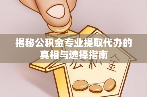 邵阳揭秘公积金专业提取代办的真相与选择指南