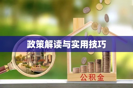 邵阳政策解读与实用技巧