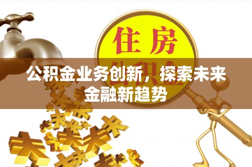 邵阳公积金业务创新，探索未来金融新趋势