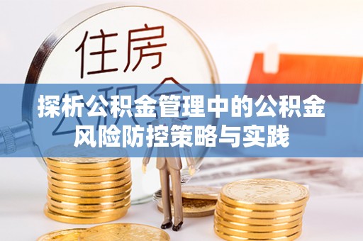 邵阳探析公积金管理中的公积金风险防控策略与实践