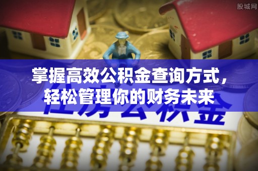 邵阳掌握高效公积金查询方式，轻松管理你的财务未来