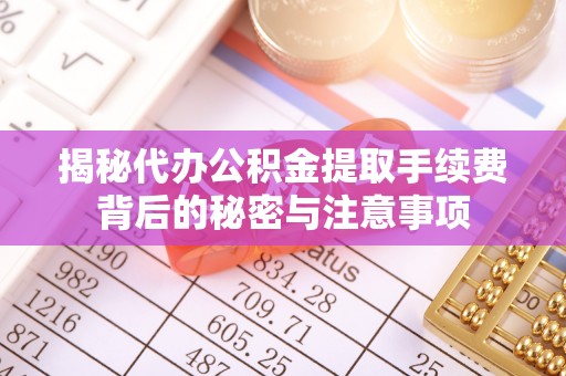 邵阳揭秘代办公积金提取手续费背后的秘密与注意事项