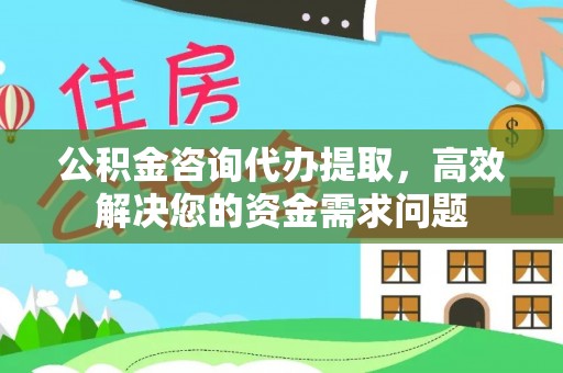 邵阳公积金咨询代办提取，高效解决您的资金需求问题