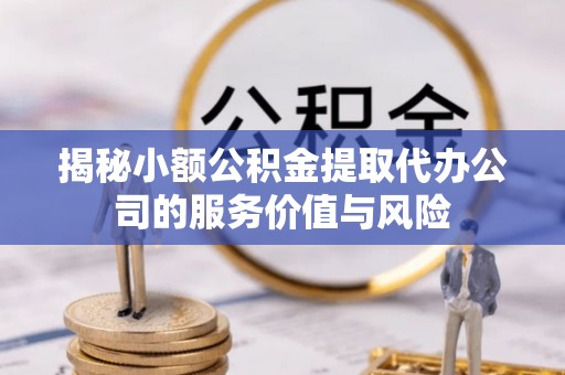 邵阳揭秘小额公积金提取代办公司的服务价值与风险