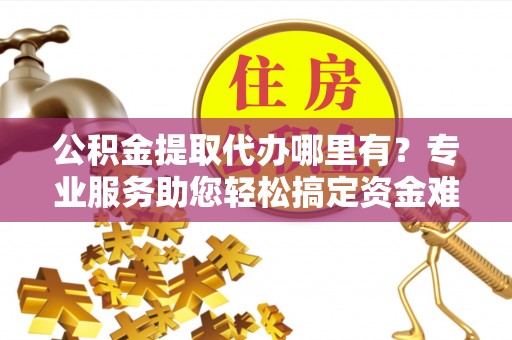 邵阳公积金提取代办哪里有？专业服务助您轻松搞定资金难题