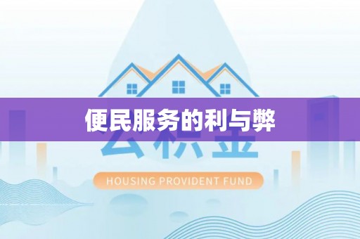 邵阳便民服务的利与弊
